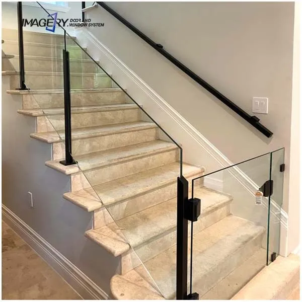 Aluminum Stair Glass Railing